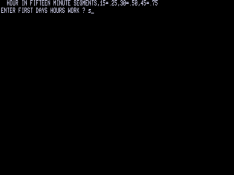 Screen shot
